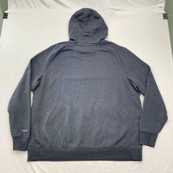 Carhartt Force Hoodie Sweatshirt Gray Loose Fit Grunge Workwear Mens 3XL - Picture 4 of 10